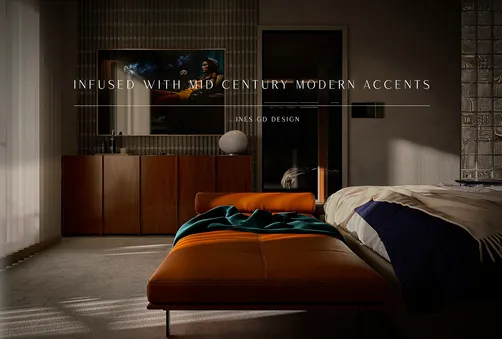 [ INFUSED WITH MID CENTURY MODERN ACCENTS ]