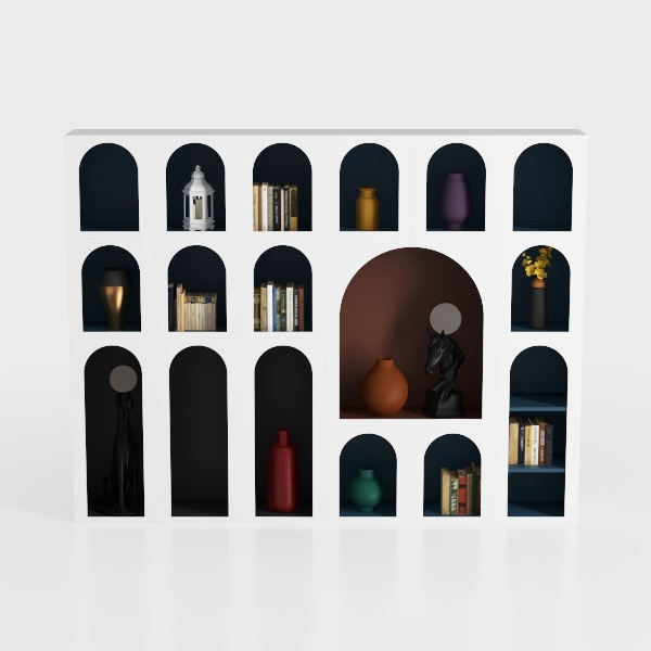 Modern Elegance-Bookshelf 2